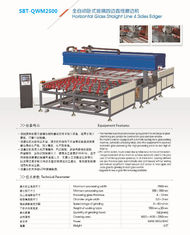China Automatic Horizontal Glass Straight Line 4 Side Edger,Horizontal Glass Seaming Machine supplier